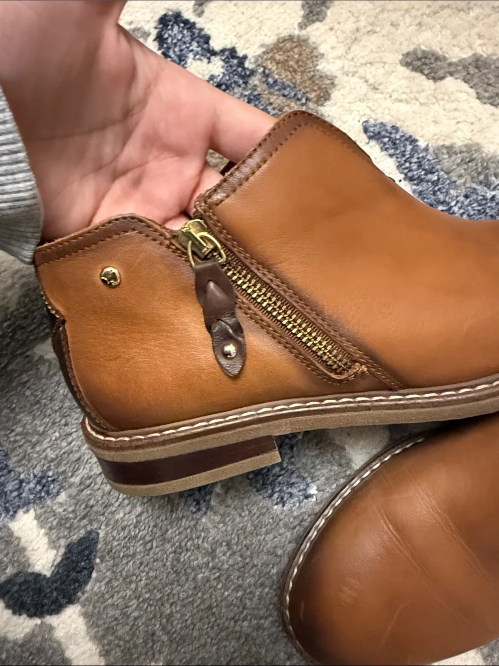 PIKOLINOS woman’s brandy color boot